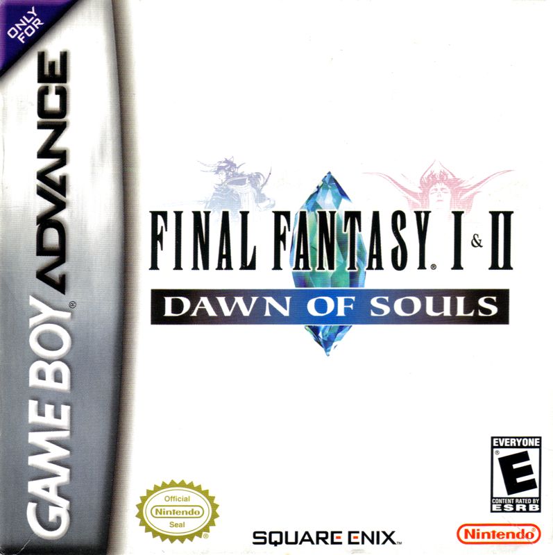 Final Fantasy I & II: Dawn of Souls box art for GameBoy Advance